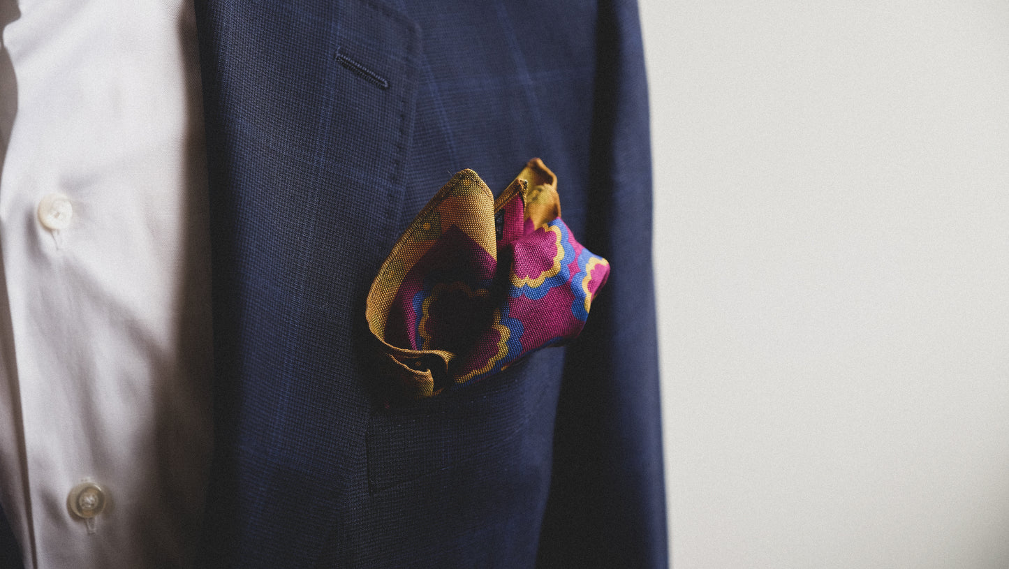 Fuchsia Pocket Squares