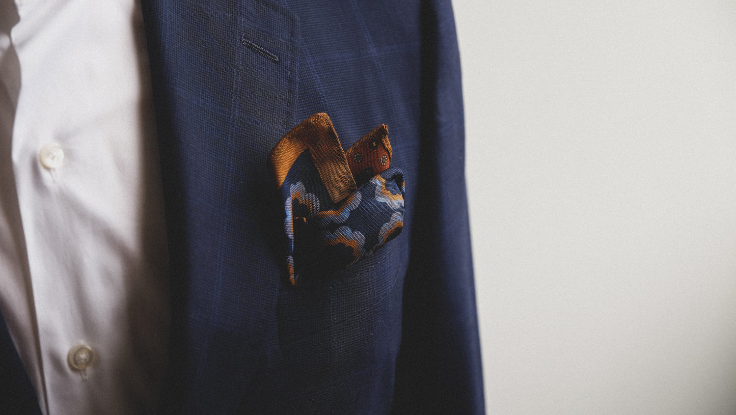 Forget Me Nots Pocket Squares