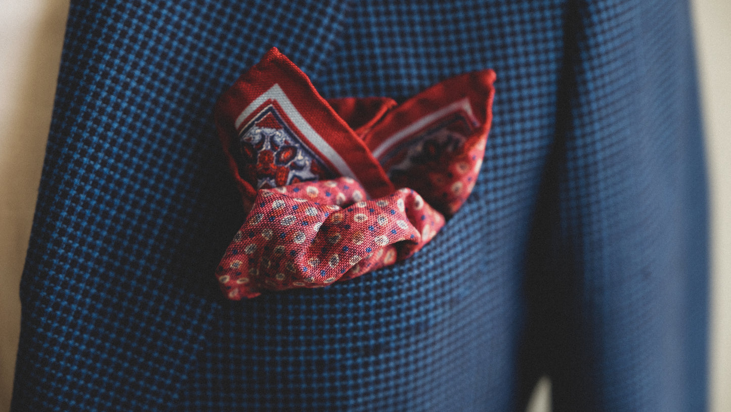 Ruby Pocket Squares